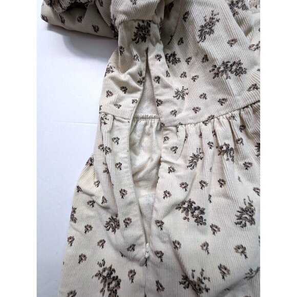 ByTiMo Cottagecore Top Ditsy Floral Milkmaid Square Neckline Peplum M NWT - Picture 8 of 12